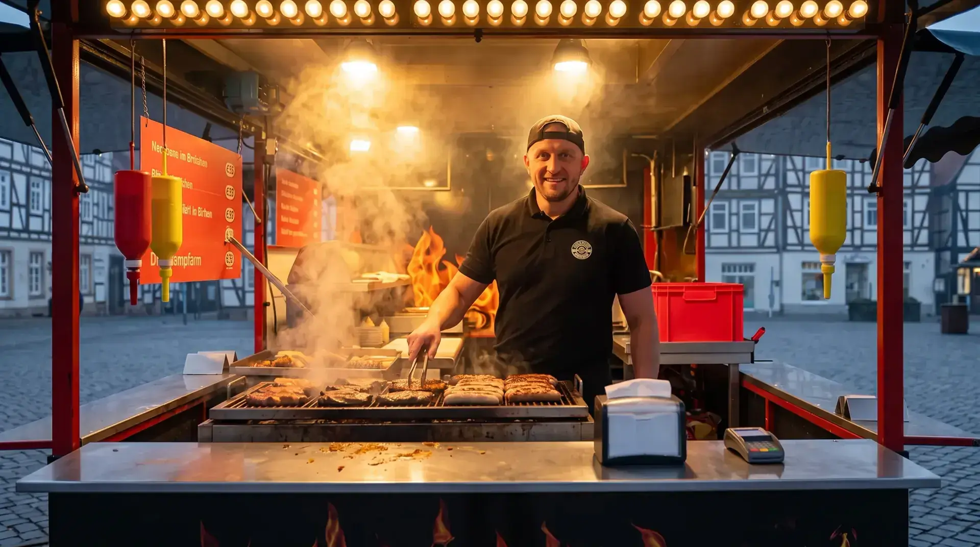 Team von Süss & Salzig am Grillwagen