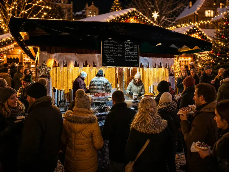 Weihnachtsmarktstand